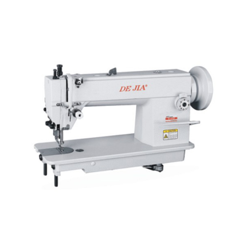 DJ-0302 Heavy Duty Top And Bottom Feed Lockstitch Flat Bed Sewing Machine